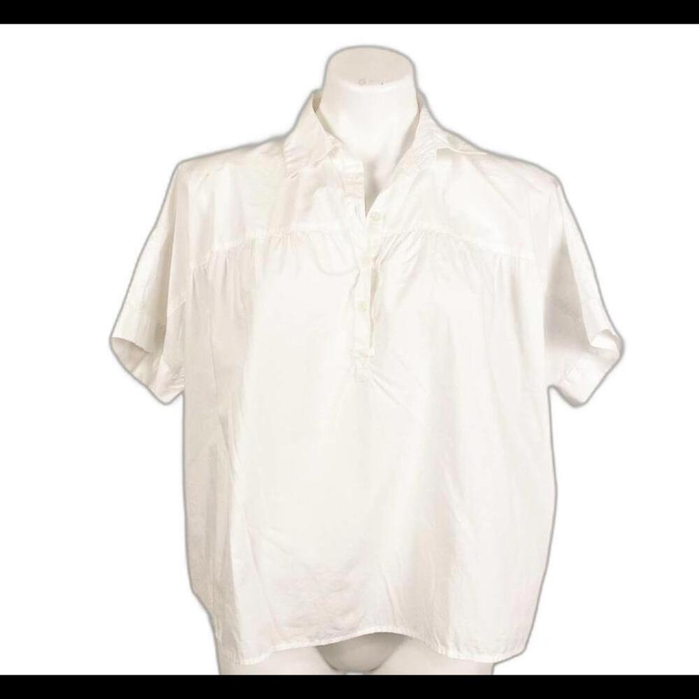Madewell White Button Down Small